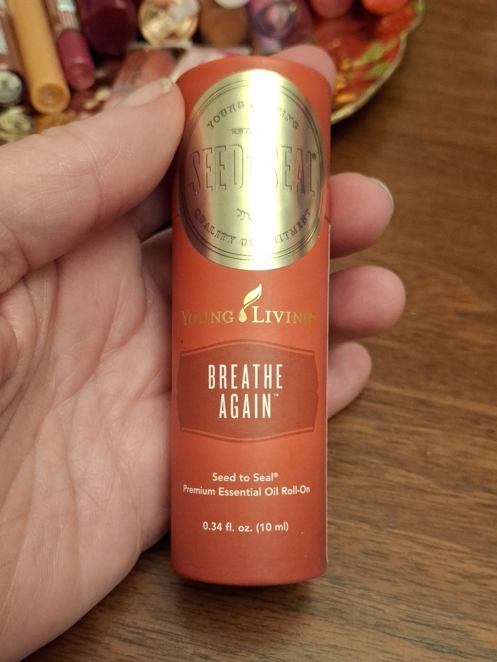 Young Living Seed To Seal Breathe Again Roll On Essential Oil 10ml New Sealed